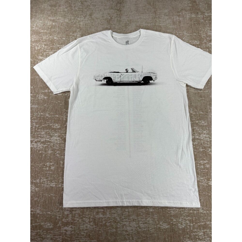 Official Bryan Adams "So Happy It Hurts" Concert Tour T-Shirt - White Size M